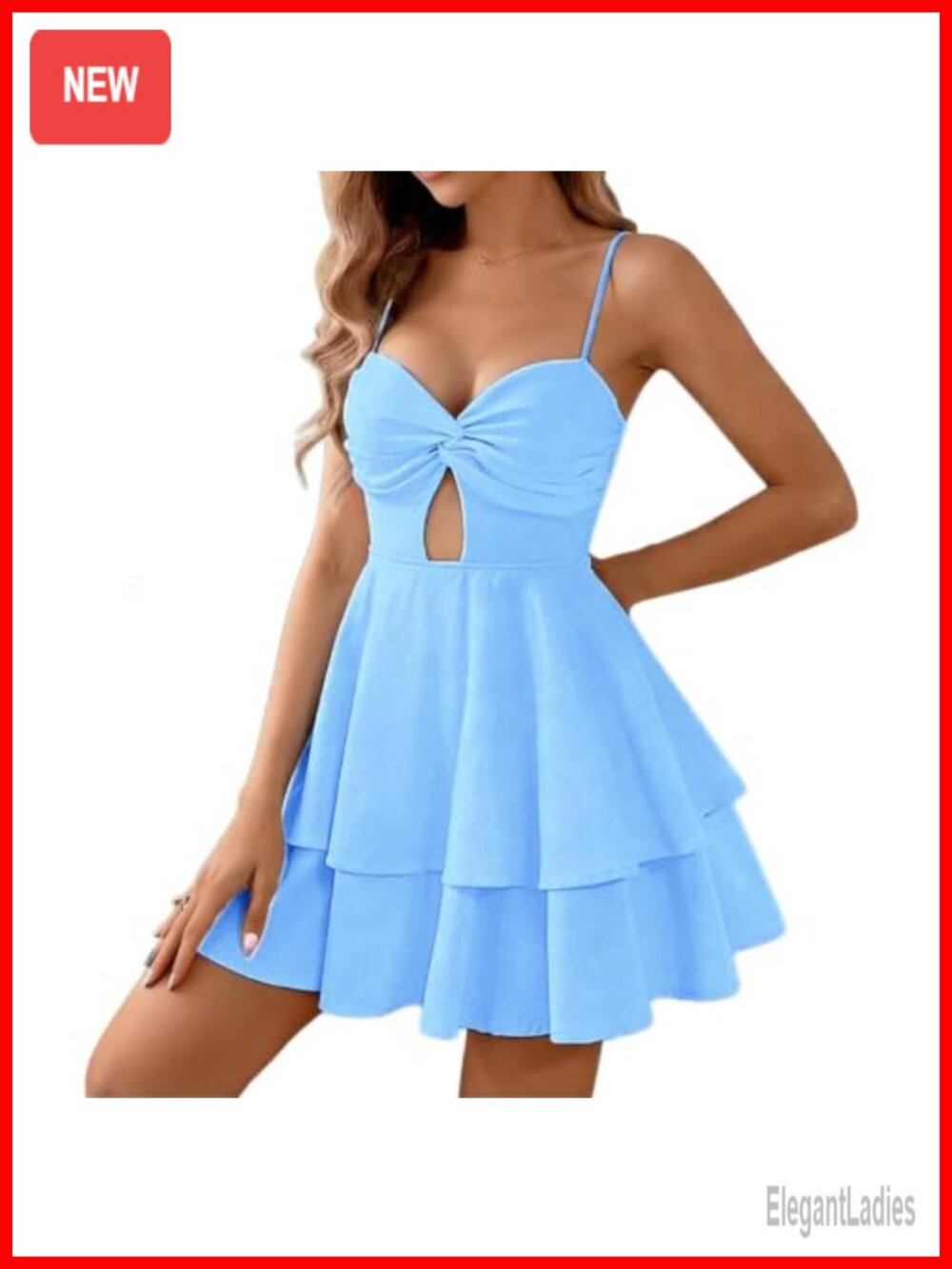 Sexy V-Neck Spaghetti Strap Mini Dress Bow Tie Backless A-Line Club Party